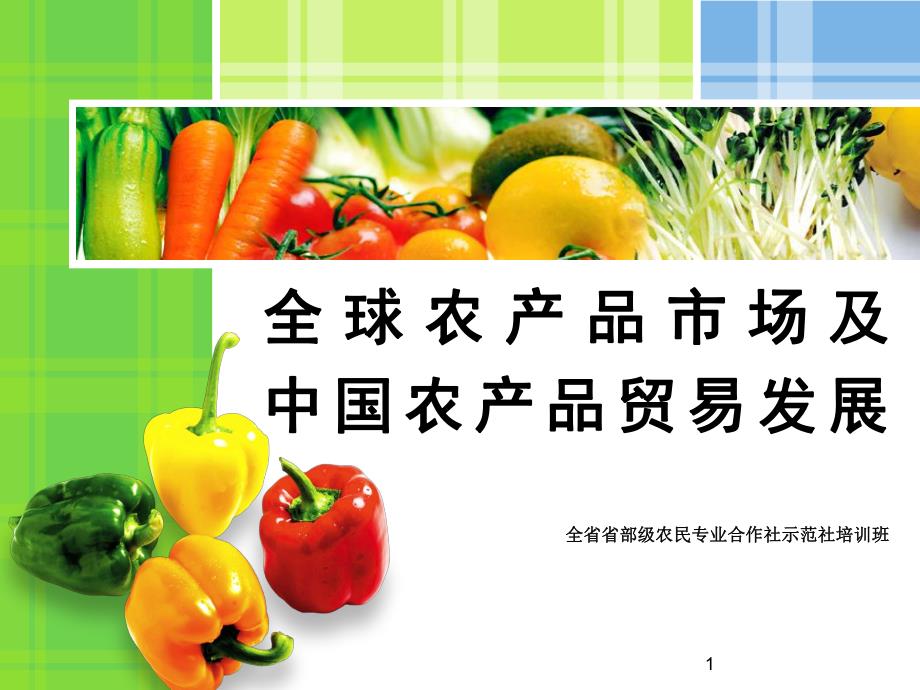中国农产品贸易发展_第1页