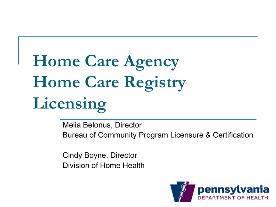 Home Care AgencyHome Care Registry Regulations家庭护理agencyhome保健登记条例课件_第1页