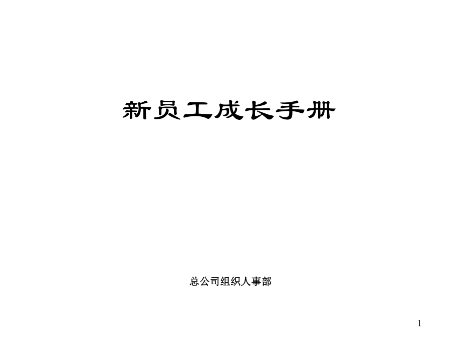 世界500强企业员工手册_第1页