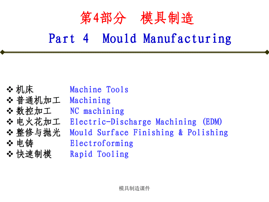 模具制造课件_第1页