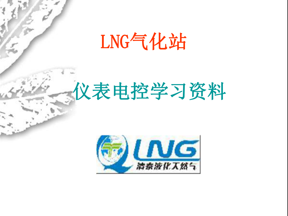 LNG气化站培训资料电气_第1页