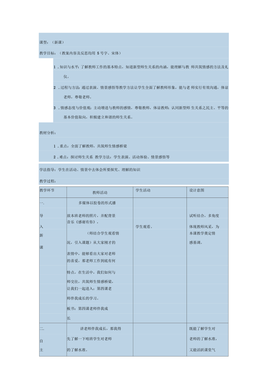 人教道德与法治七年级上册《师长情谊第六课师生之间师生交往》2_第1页