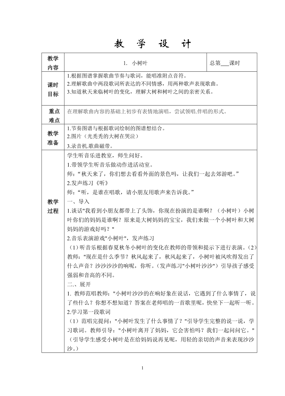 蘇少版一上音樂第五單元_第1頁