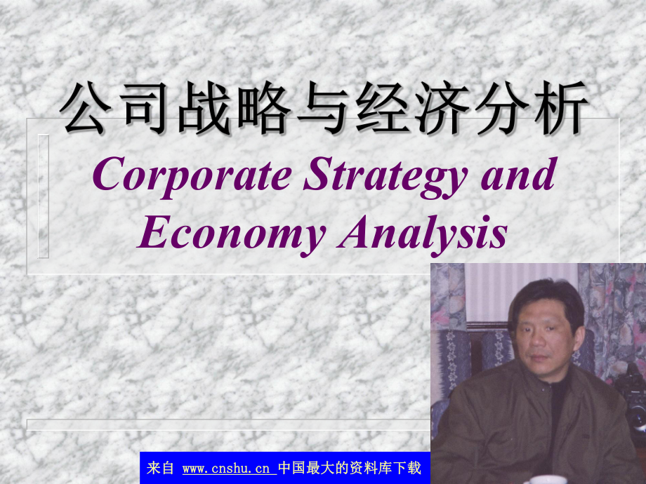 公司战略管理及经济分析_第1页
