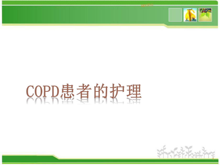 COPD病人的护理课件_第1页