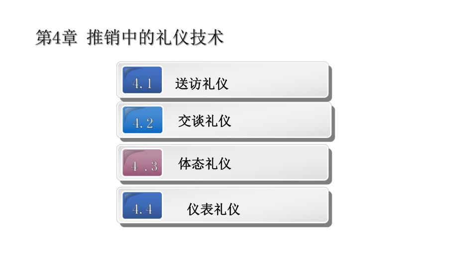 《现代推销技术》之“推销中的礼仪技术”_第1页
