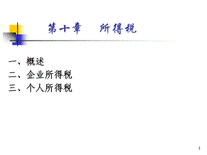 所得稅（個(gè)人所得稅課件