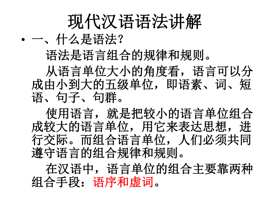 现代汉语语法讲解课件_第1页