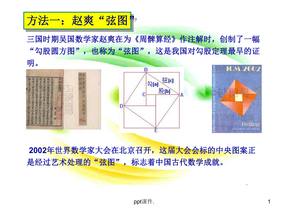 勾股定理证明方法合集ppt课件_第1页