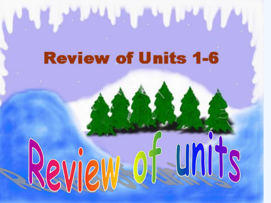 七年级英语上册units16Reviewofunits总复习课件外研版_第1页