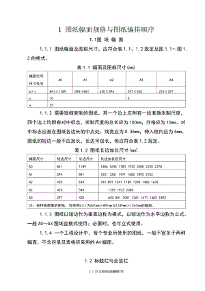 圖紙圖紙規(guī)范很