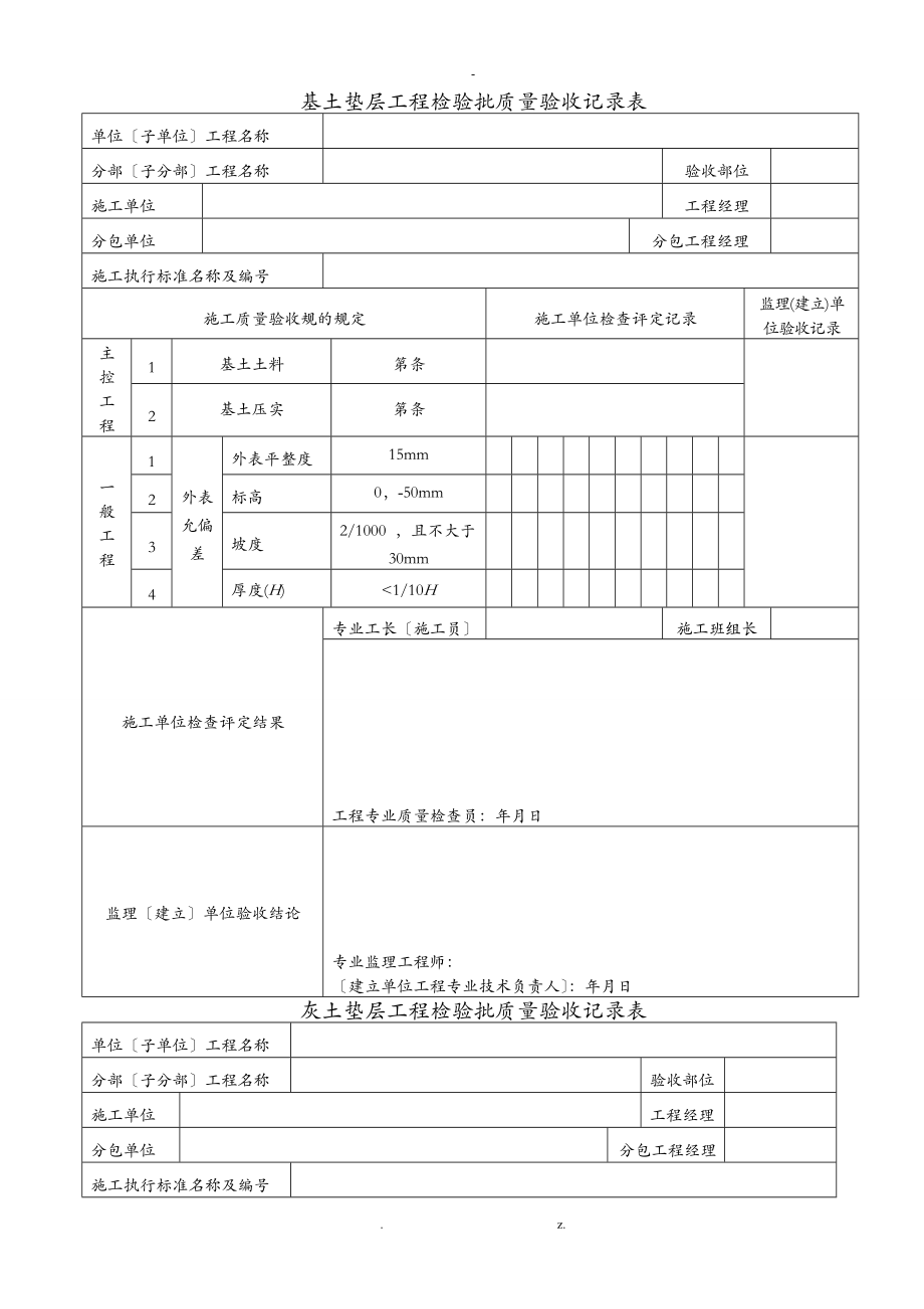 建筑工程装饰装修工程质量验收专用表格_第1页