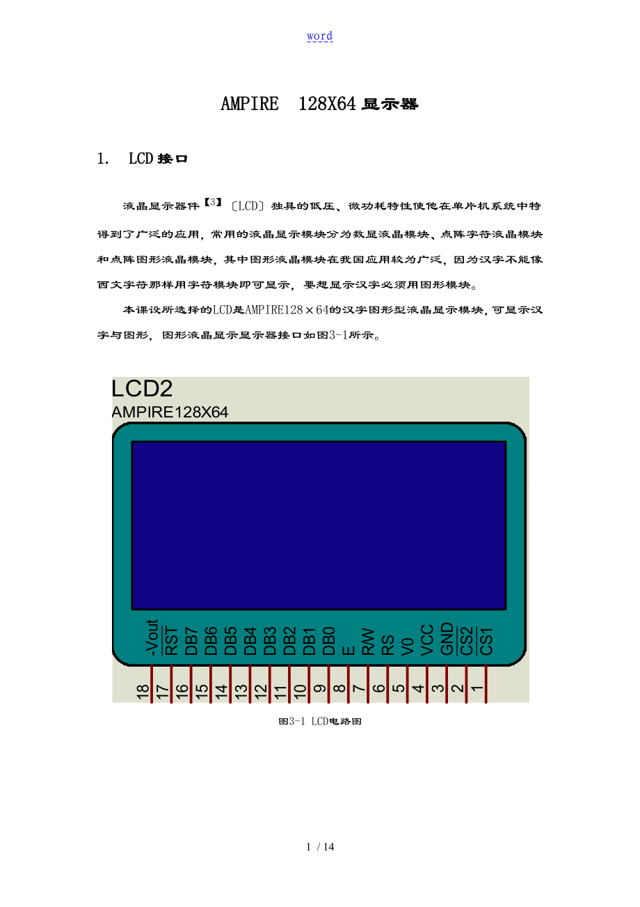 AMPIRE__128X64显示器中文手册簿及示例代码_第1页