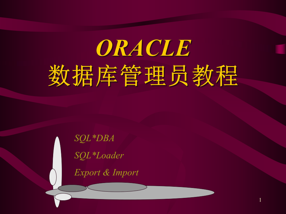 Oracle数据库管理体系结构_第1页