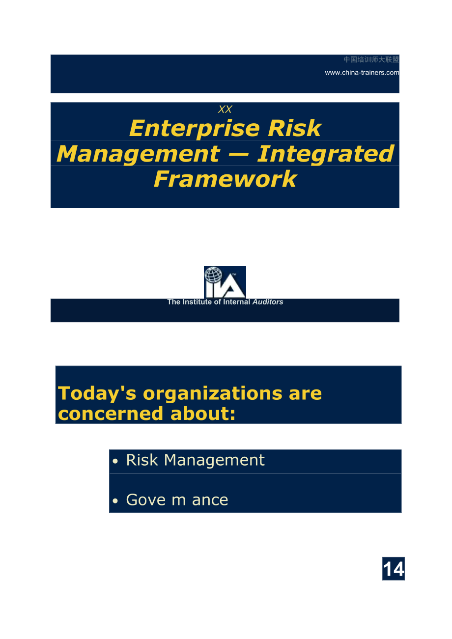 企业风险管理框架_第1页