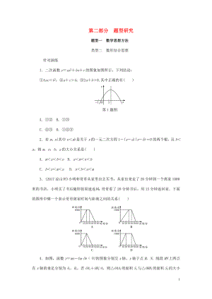 浙江省2018年中考數(shù)學(xué)復(fù)習(xí) 第二部分 題型研究 題型一 數(shù)學(xué)思想方法 類型二 數(shù)形結(jié)合思想針對(duì)演練