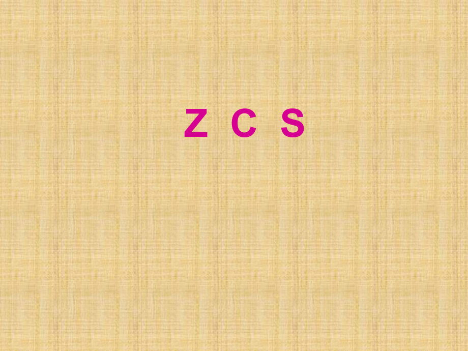 汉语拼音ZCS教学课件2_第1页