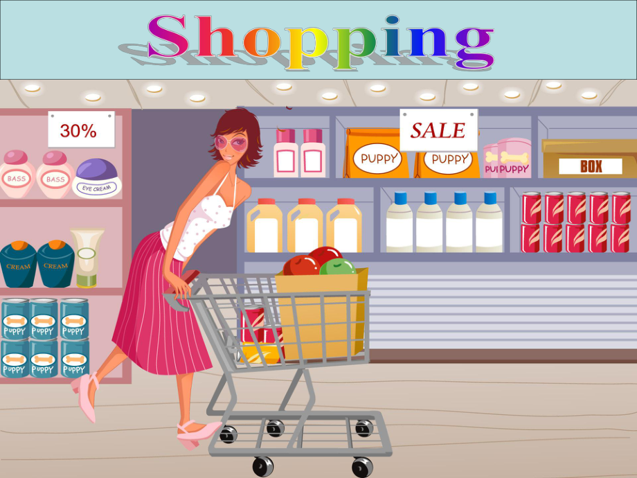 Shopping购物英语学习_第1页