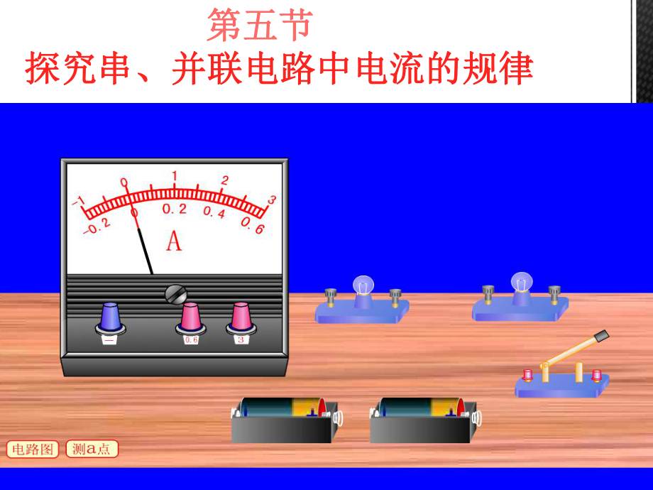 串并联电路中电流的规律课堂PPT_第1页