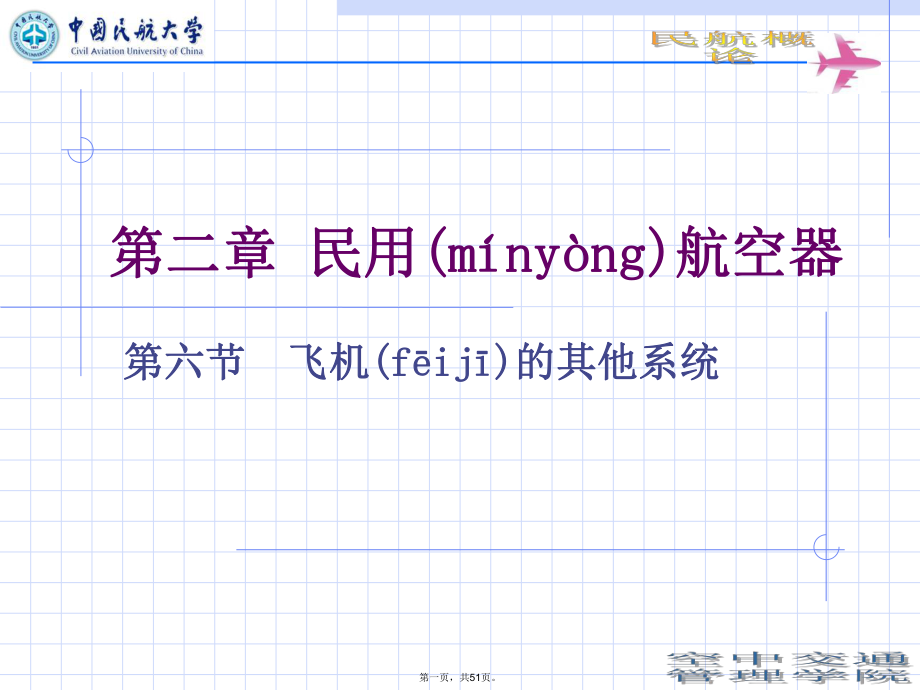 第2章6民用航空器-飞机的其他系统1_第1页