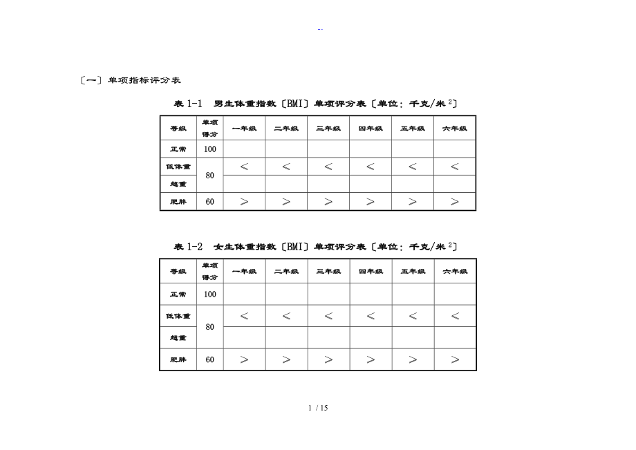 小学体质健康测试实用标准化_第1页