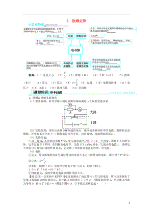 高中物理 第二章 恒定電流 第3節(jié) 歐姆定律學(xué)案 新人教版選修3-1