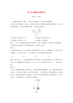 2020高考物理 章末質(zhì)量檢測（六）第六章 碰撞與動(dòng)量守恒（含解析）魯科版