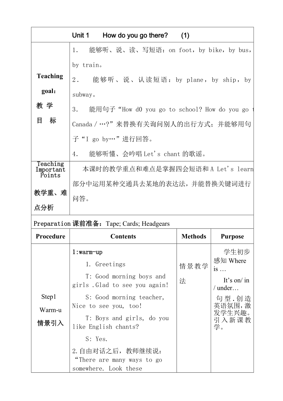 六年級上冊Unit1 第一課時_第1頁