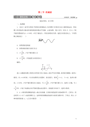 （江蘇專用）2020版高考物理大一輪復(fù)習(xí) 第十四章 機(jī)械振動(dòng)與機(jī)械波 光電磁波與相對(duì)論 第二節(jié) 機(jī)械波檢測