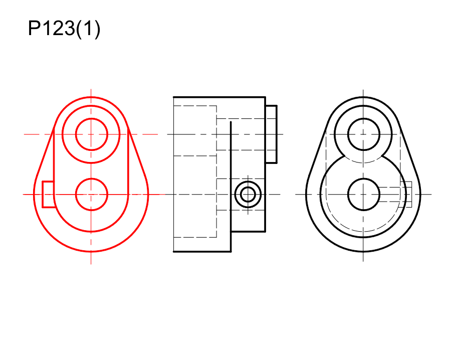 畫(huà)法幾何及機(jī)械制圖 機(jī)械類專業(yè)適用 第六版 習(xí)題冊(cè)答案_第1頁(yè)