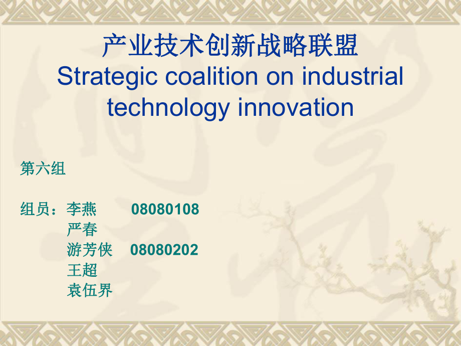 产业技术创新战略联盟_第1页