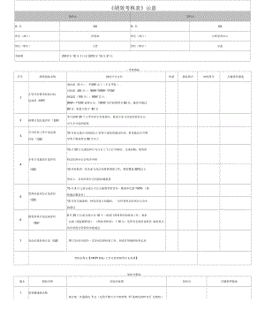 《績效考核表》示意