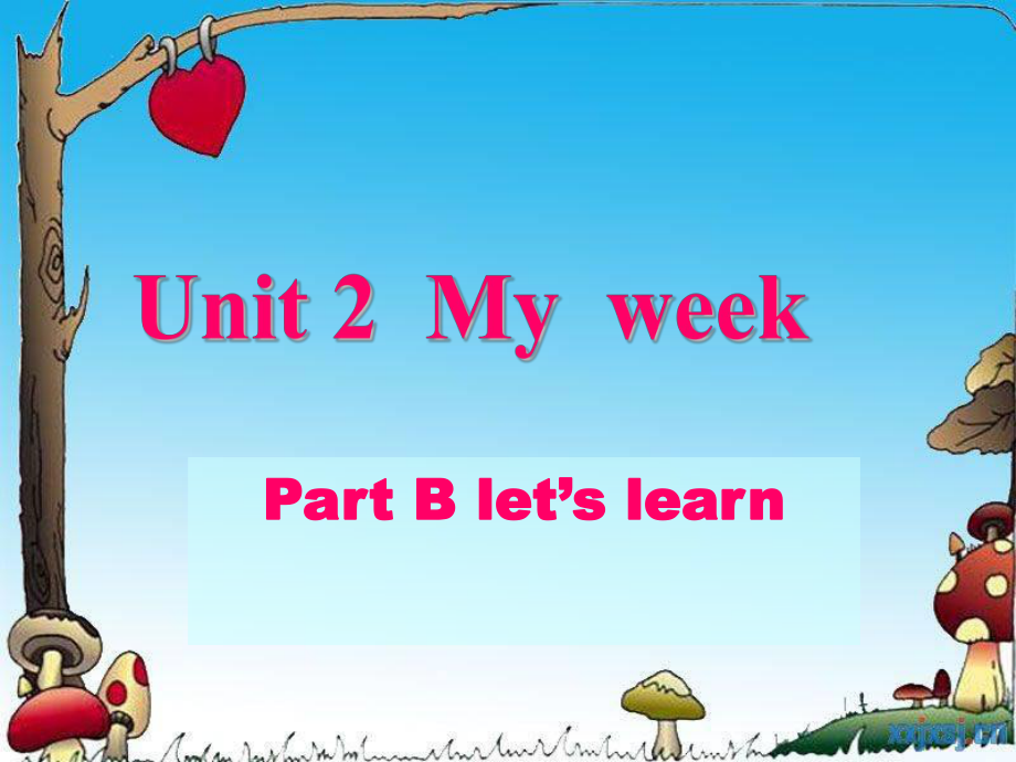 2014PEP五年级上册英语unit2_my_week_第1页