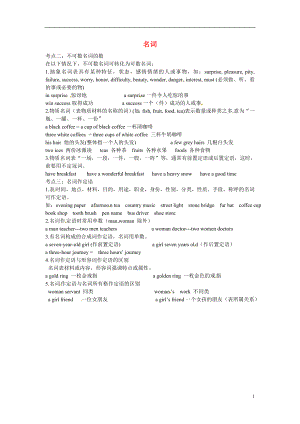 河北省撫寧縣第六中學(xué)2013-2014學(xué)年高二英語(yǔ) 名詞學(xué)案1