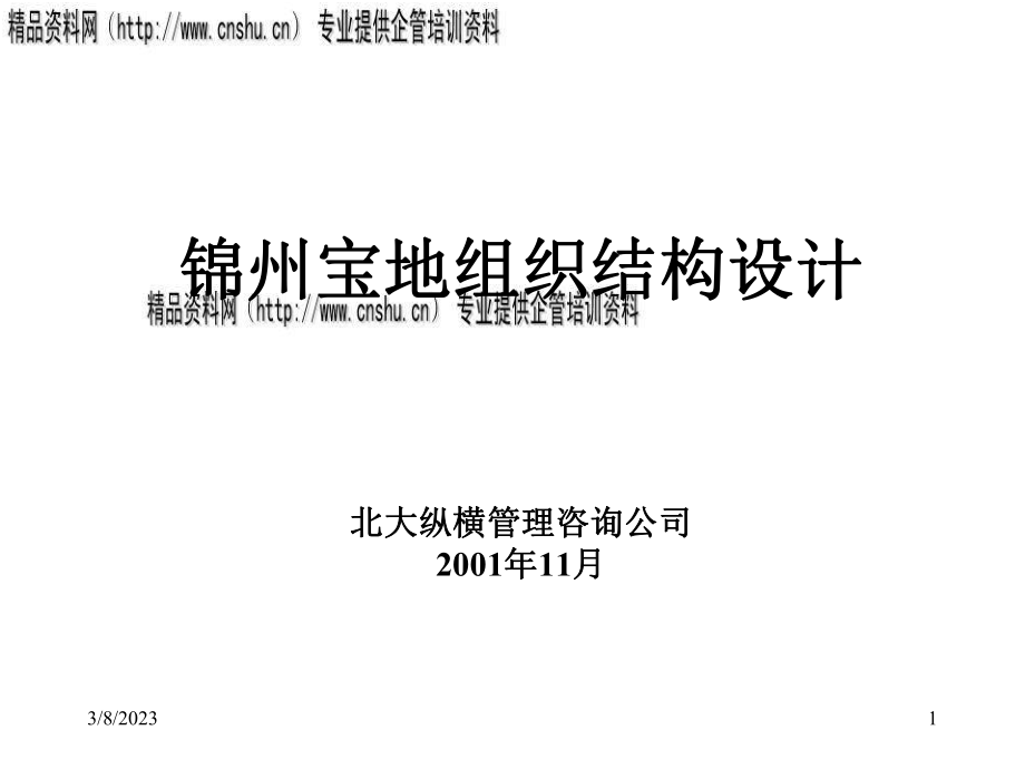 锦州某公司组织结构设计_第1页
