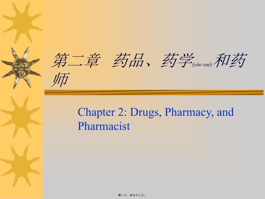 第2章药品药学药师PPT_第1页