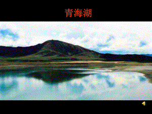 青海湖梦幻般的湖