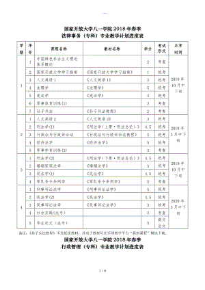 國家開放大學(xué)八一學(xué)院季