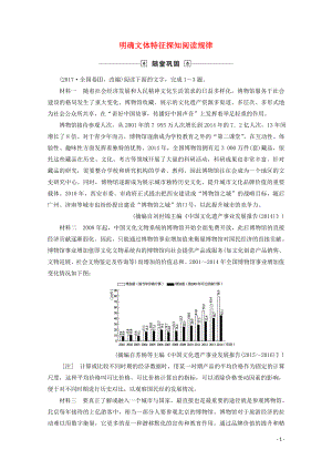 2020版高考語文大一輪復(fù)習(xí) 隨堂鞏固 第3部分 專題13 第2講 明確文體特征探知閱讀規(guī)律（含解析）