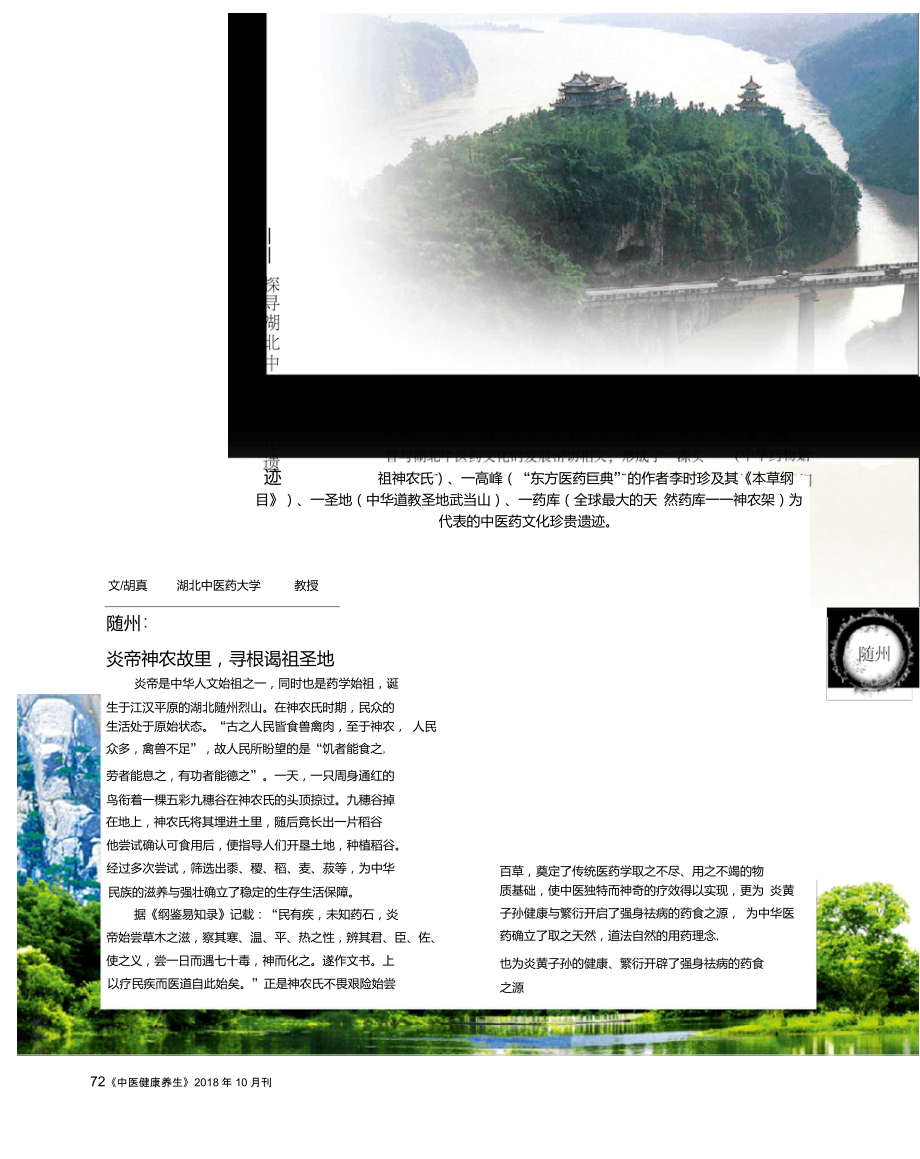 荊楚風(fēng)光鐘靈毓秀探尋湖北中醫(yī)藥文化遺跡_第1頁