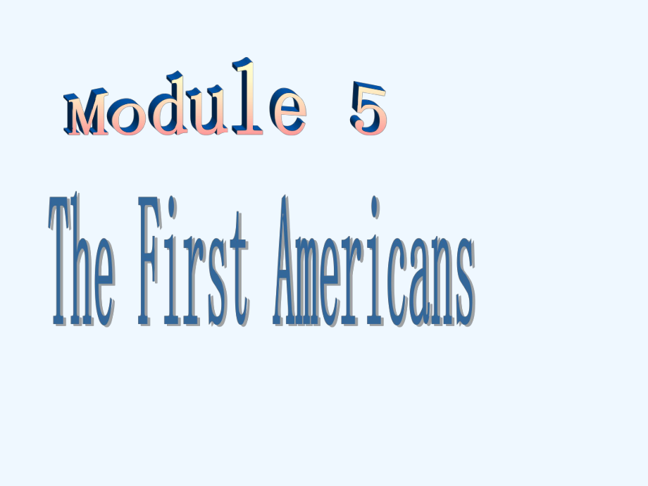 高中英语 Module 5课件 外研版选修9_第1页
