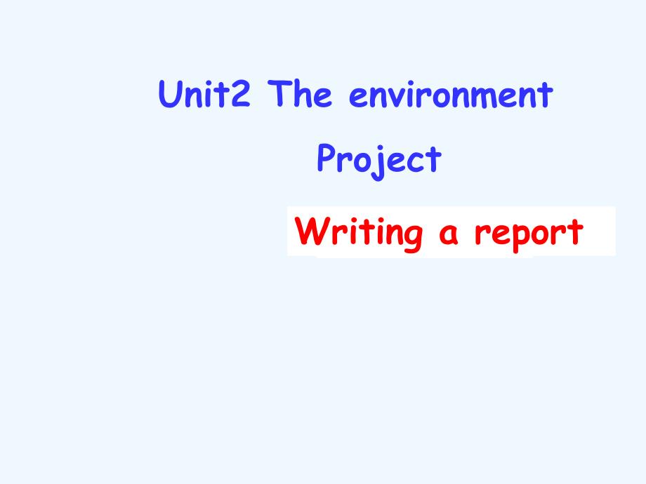 高中英语 M5U2 Project课件 牛津版必修5_第1页