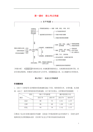 （京津瓊）2019高考政治二輪復習 專題四 市場經濟與對外開放 第一課時 核心考點突破學案