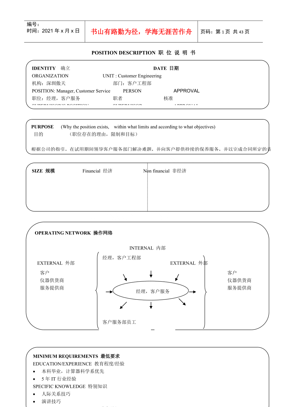 17个典型的职位说明书(2)_第1页