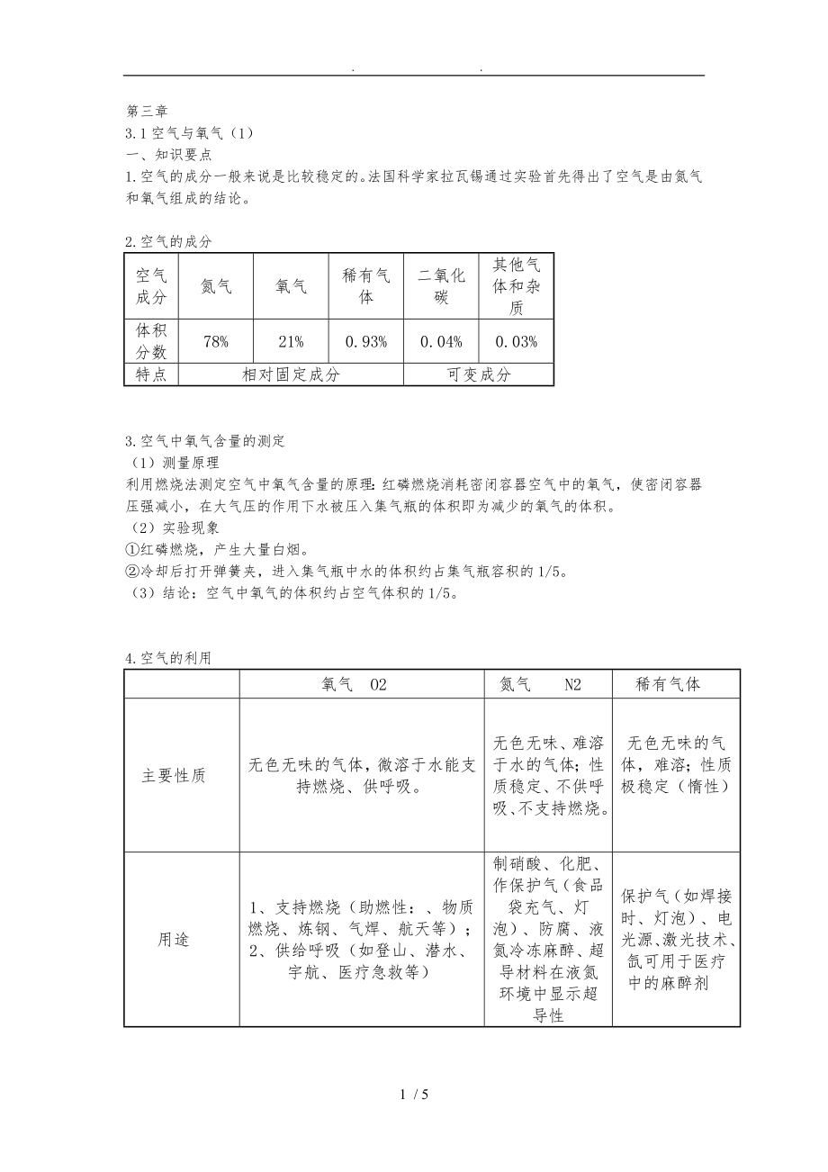 八年级科学（下册）第三章知识点汇总_第1页