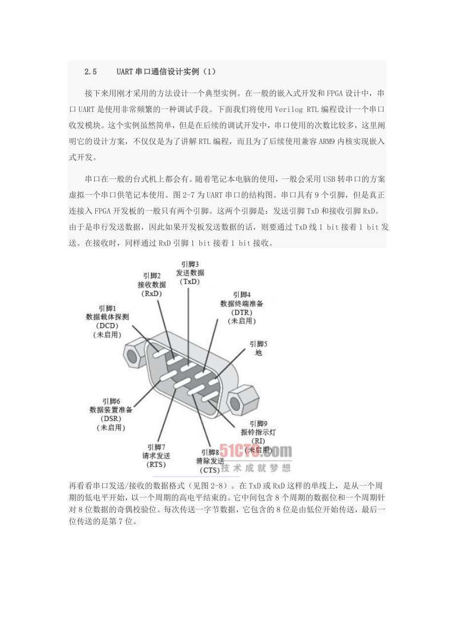 UART串口通信设计实例_第1页