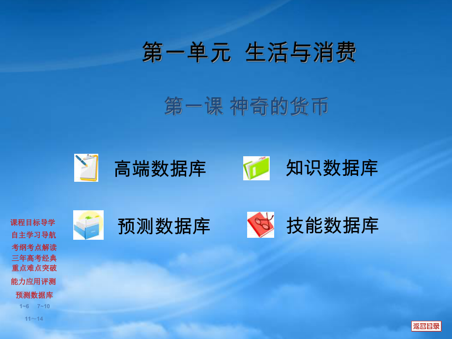 高三政治一轮复习1.1神奇的货币课件新人教必修1_第1页