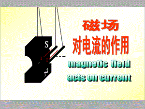磁场对电流作用PPT课件