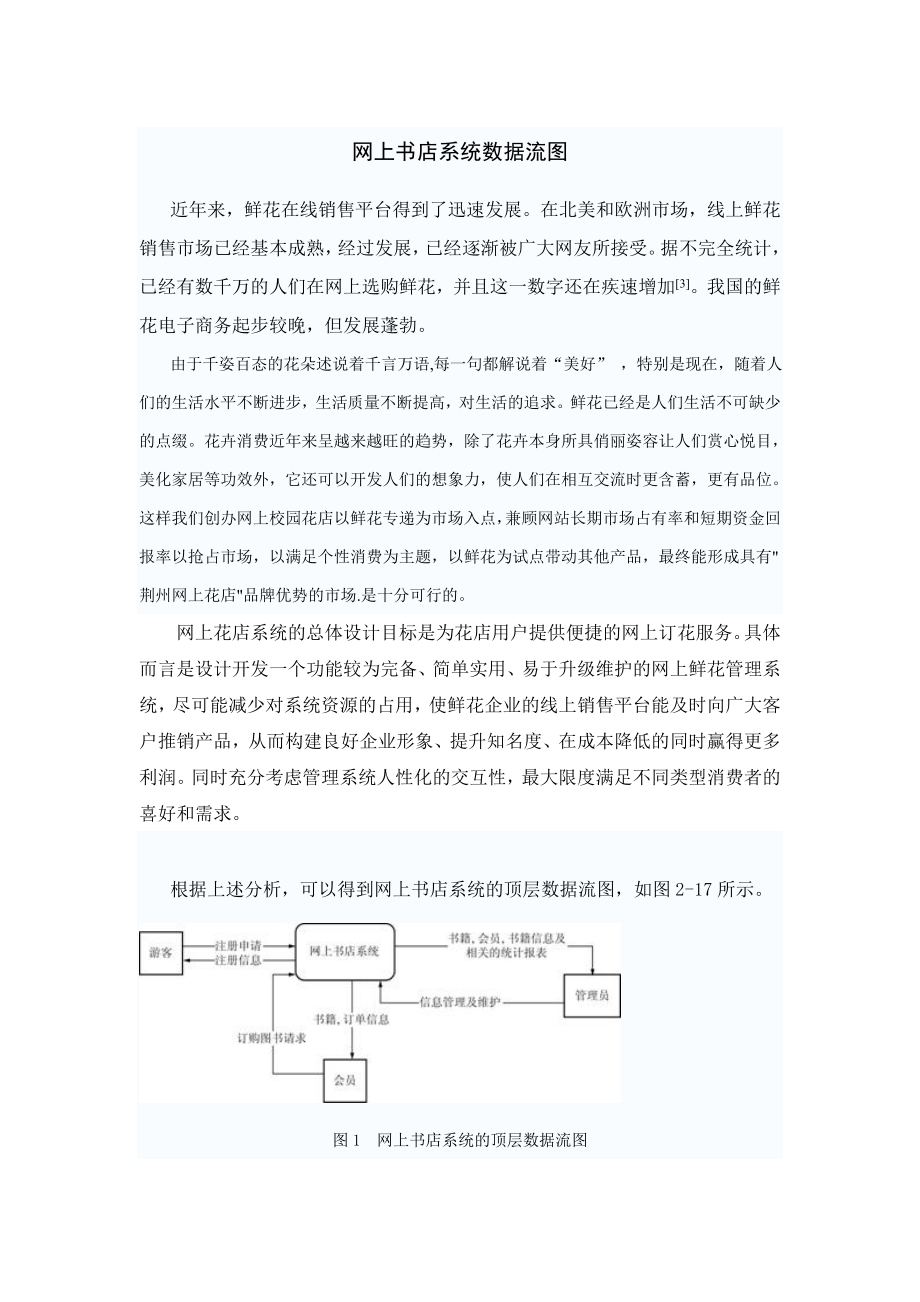 网上书店系统数据流图_第1页