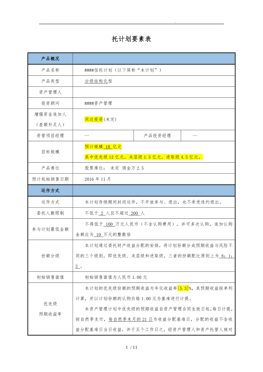 夹层产品要素表_第1页